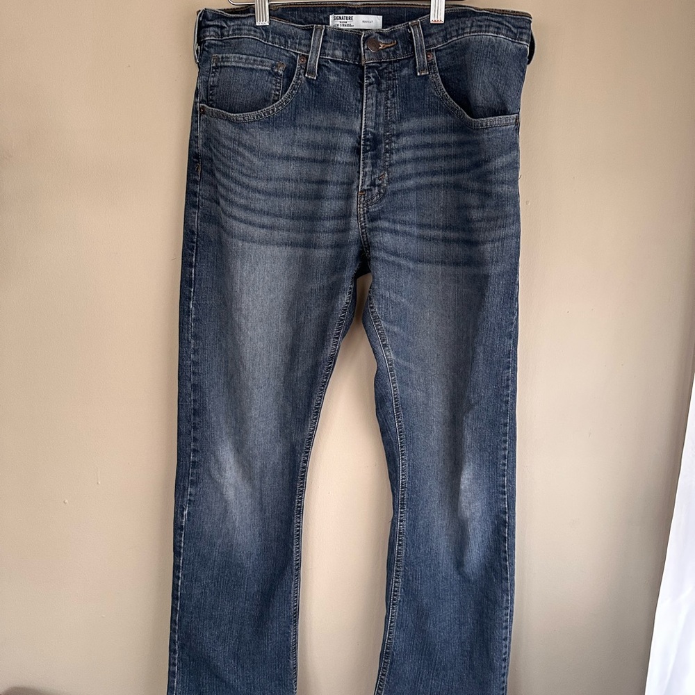 Signature by Levi Strauss gold Classic Blue Bootcut Jeans w34 l32 denim
